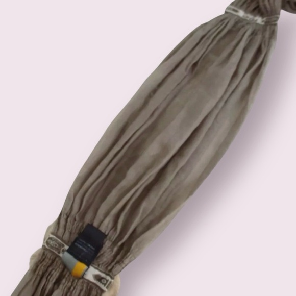 FENDI Sellaria Flower Fur Stall Cashmere/Silk Blend Scarf - Picture 8 of 16